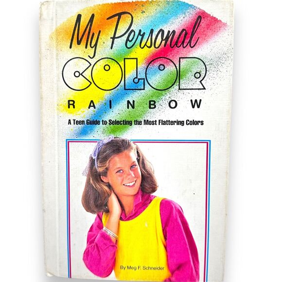 MY PERSONAL COLOR RAINBOW Hardback 19850s Teen Fashion Tips Retro book - Picture 1 of 5